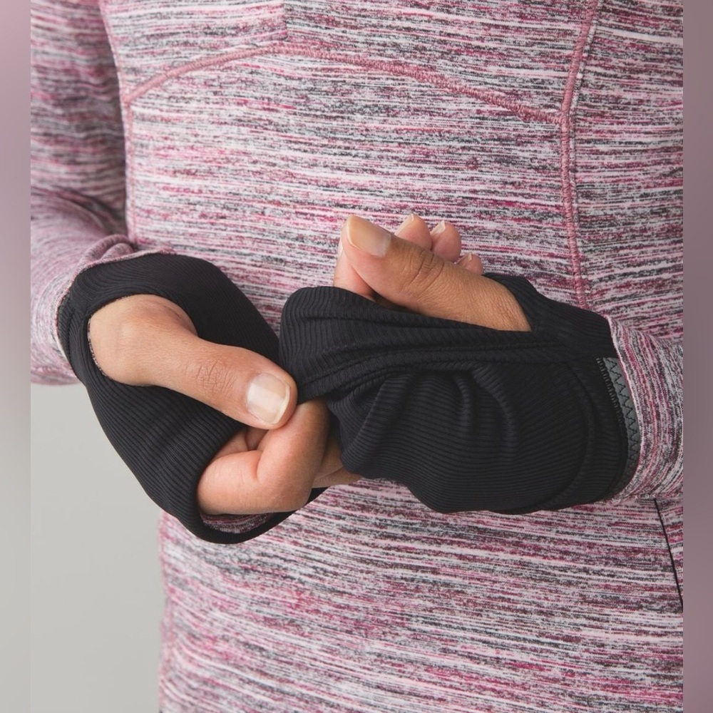 Lululemon Runderful Half Zip Top Womens 10 Space Camo Berry Rumble pullover - Picture 4 of 12